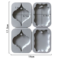 Silikon-Gussform - Ornamente mit Loch – Detailansicht 3 | ARTMIE