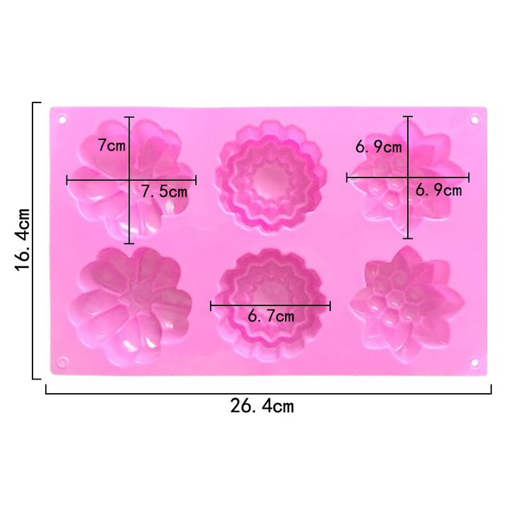 Silikonform für Guss - Blumen – Detailansicht 2 | ARTMIE