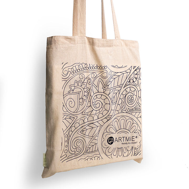 ARTMIE Bemalbare bedruckte Tasche – Detailansicht 2 | ARTMIE