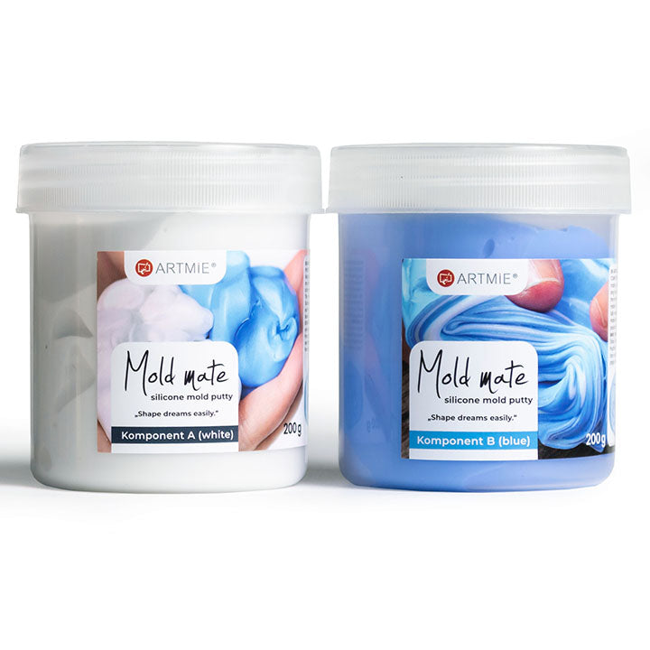 ARTMIE Mold Mate Silikonknete zur Herstellung wiederverwendbarer, flexibler und haltbarer Formen.