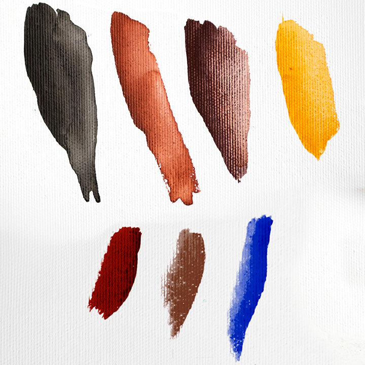 ARTMIE Solo Goya Aquarell-Set, 7 Teile - Erdtöne – Detailansicht 2 | ARTMIE