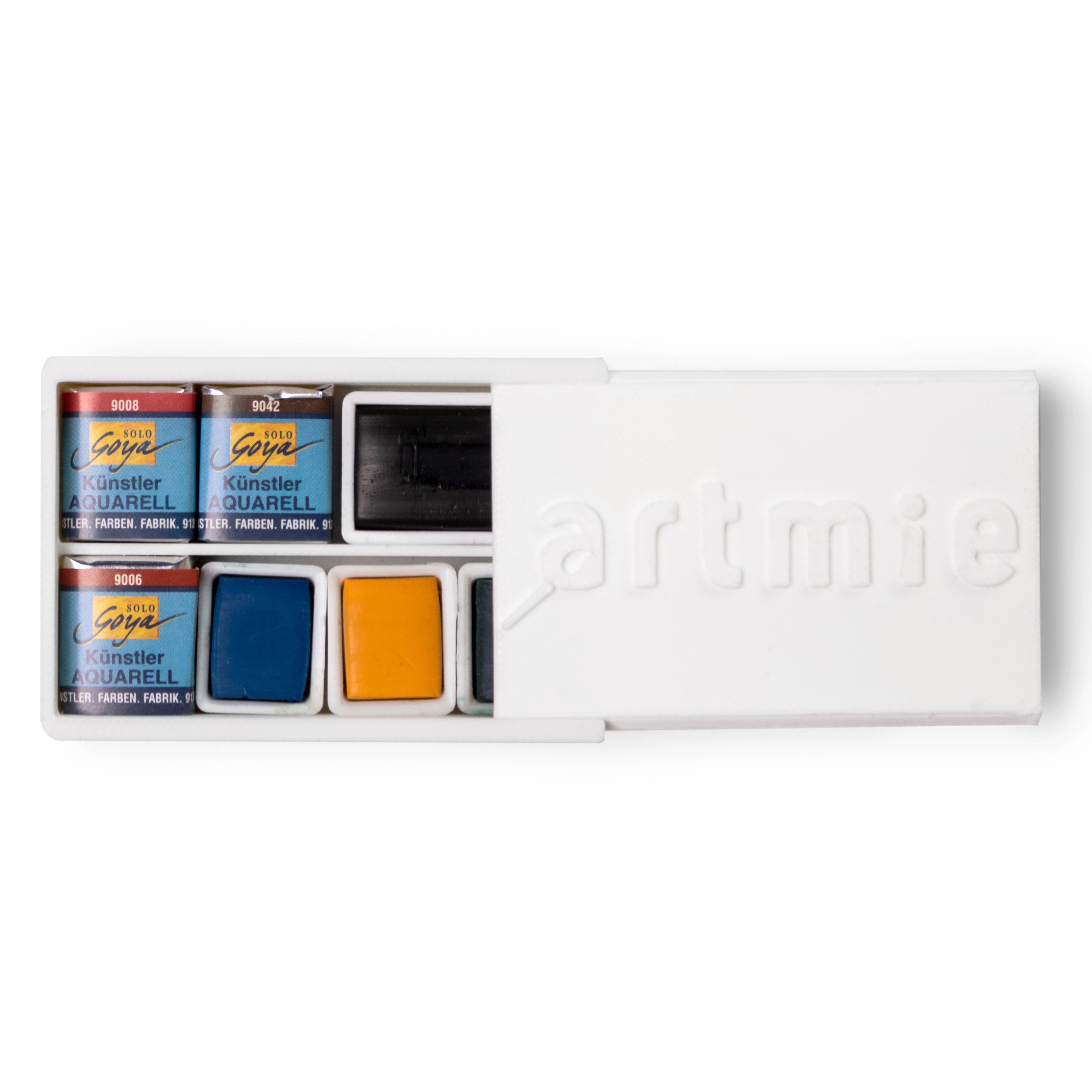 ARTMIE Solo Goya Aquarell-Set, 7 Teile - Erdtöne – Detailansicht 3 | ARTMIE