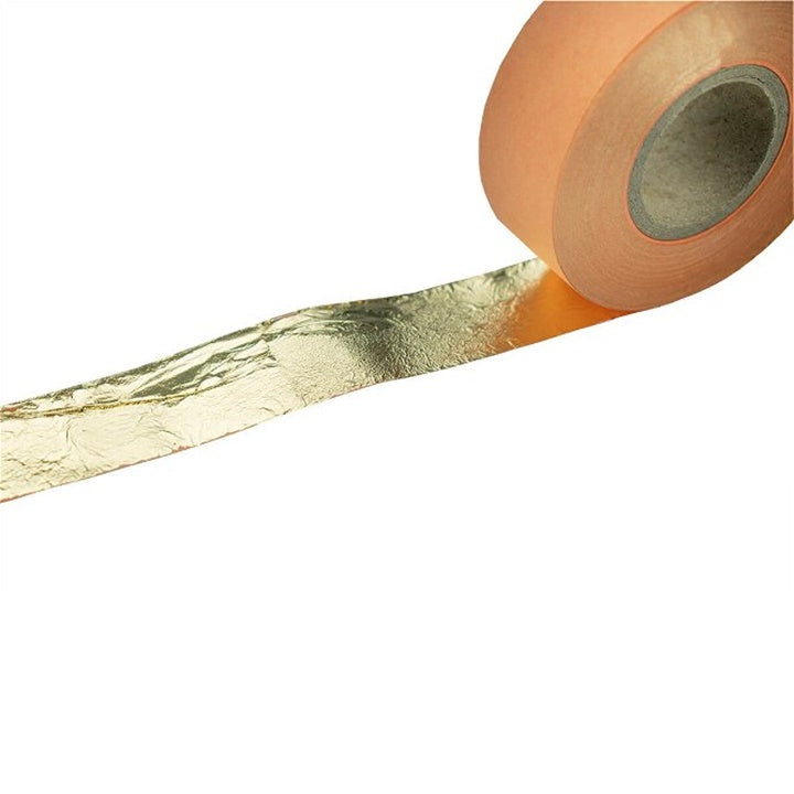 Gold-Metallic-Scheiben auf Rolle 2,5 cm x 50 m – Detailansicht 3 | ARTMIE