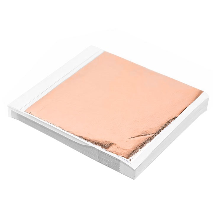 Roségold Metallic Blattgold zum Vergolden 14 x 13 cm 100 Blatt | ARTMIE