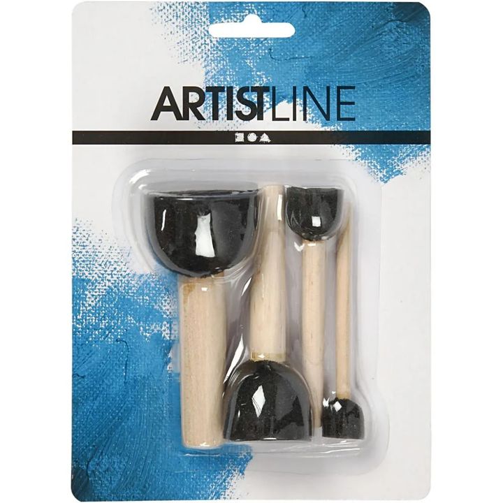 Satz Schaumstoffbürsten 4 Stück – Detailansicht 2 | ARTMIE
