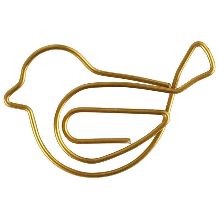 Goldener Vogel Dekorative Clips | ARTMIE