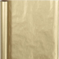 Goldfarbenes Geschenkpapier | 50 cm x 5 m | ARTMIE