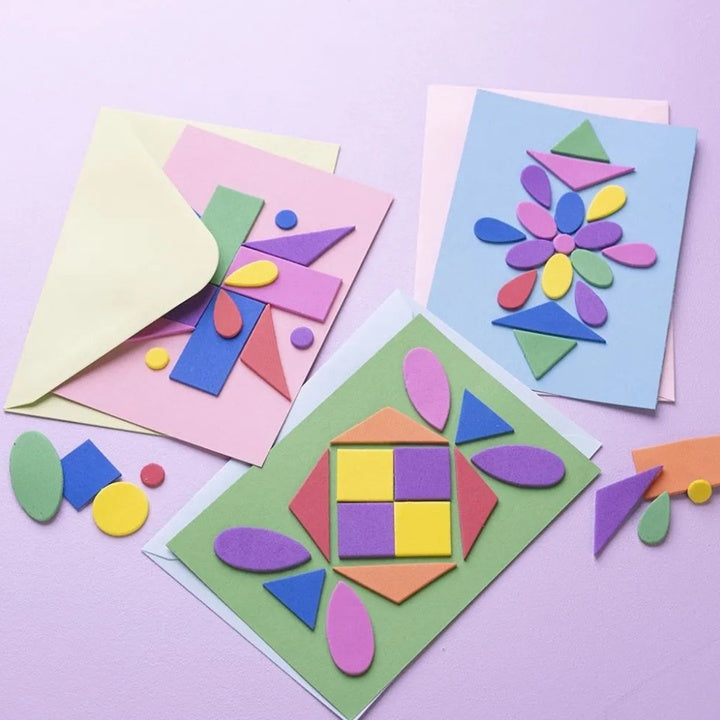 Satz Pastell-Postkarten und Umschläge 10,5x15 cm - 50 Stück – Detailansicht 2 | ARTMIE