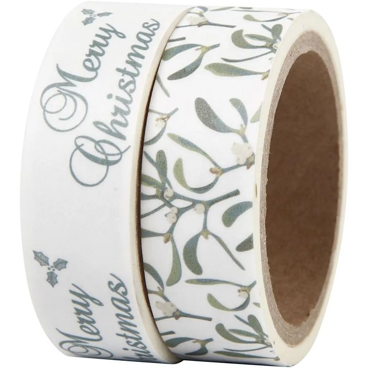 Set Washi Tapes - Mistelzweig und Frohe Weihnachten | ARTMIE