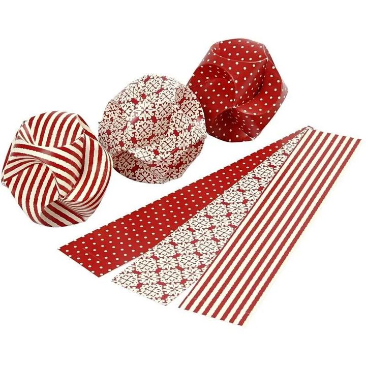 Kreativset zur Herstellung von Papierornamenten | Rot – Detailansicht 2 | ARTMIE