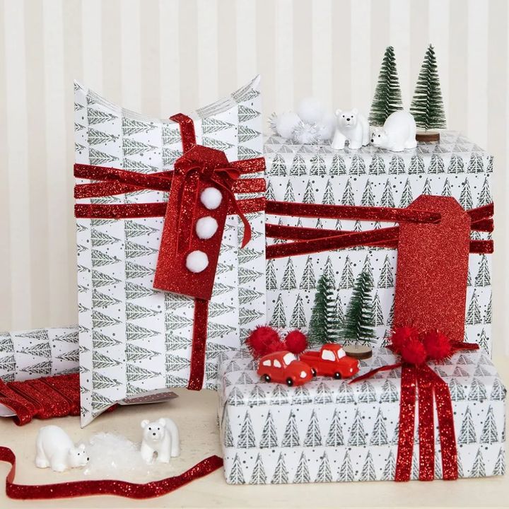 Weihnachten Papier Box 3pcs große | kleine Bäume – Detailansicht 4 | ARTMIE