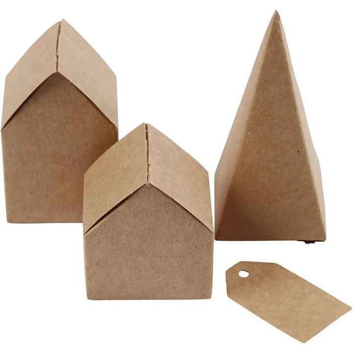 Kreativpapier-Set Häuser und Bäume – Detailansicht 3 | ARTMIE