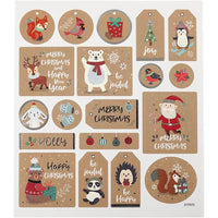 Set mit 19 Weihnachtsaufklebern | Frohe Weihnachten – Detailansicht 2 | ARTMIE