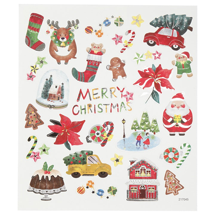 Dekorative Weihnachtsaufkleber | ARTMIE
