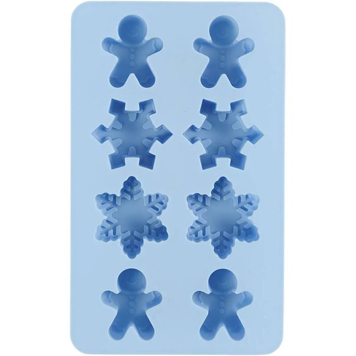 Silikonform 8 Stück | Schneeflocken und Lebkuchen – Detailansicht 3 | ARTMIE