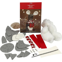 Weihnachtsmaus Kreativset – Detailansicht 2 | ARTMIE