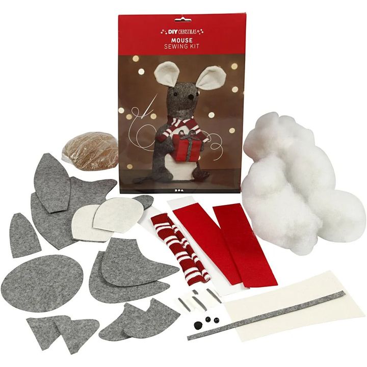 Weihnachtsmaus Kreativset – Detailansicht 2 | ARTMIE