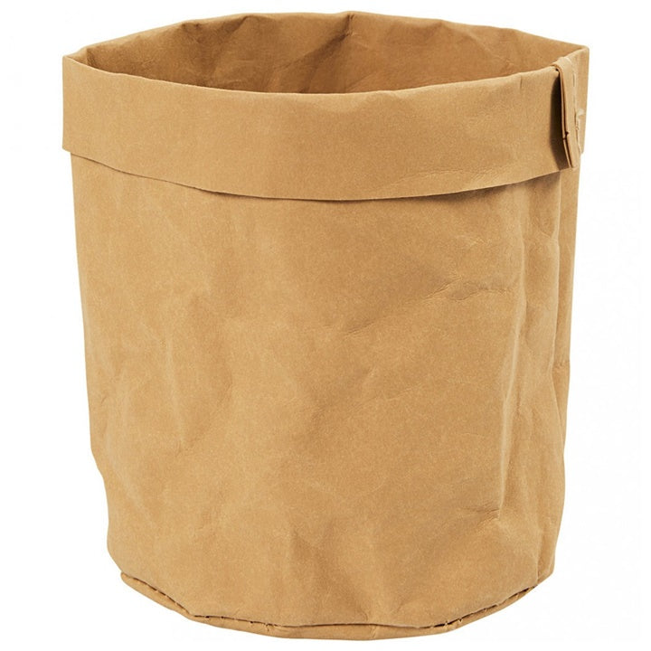 Runde Tasche aus Papier-Kunstleder zum Gestalten | ARTMIE