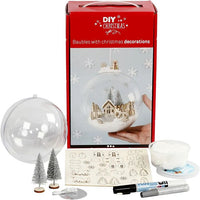 DIY Weihnachtskugel mit Dekoration – Detailansicht 2 | ARTMIE