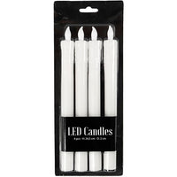 LED hohe Kerzen 24,5 cm - Satz von 4 | ARTMIE