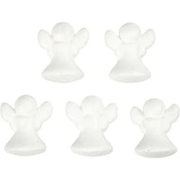 Polystyrol-Engel 6 cm 5 Stück – Detailansicht 2 | ARTMIE