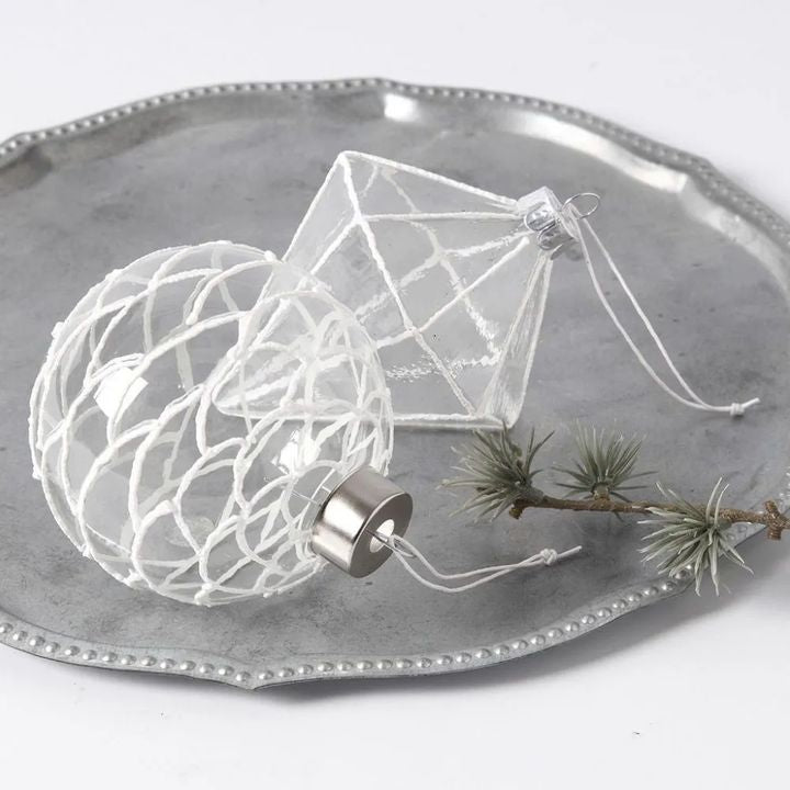 Weihnachtsschmuck aus Glas 3 Stück – Detailansicht 3 | ARTMIE