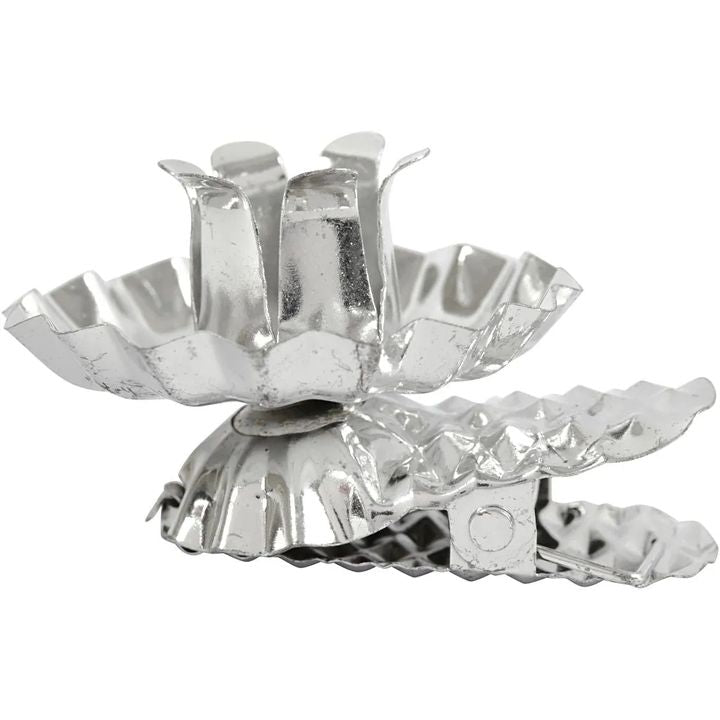 Metall-Kerzenständer-Set | Silber – Detailansicht 2 | ARTMIE