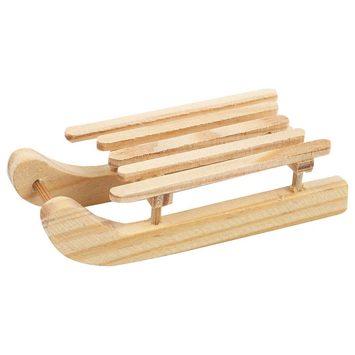Holzschlitten Basteldekoration | ARTMIE