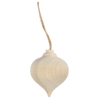 Birke Holz Teardrop Ornament | ARTMIE