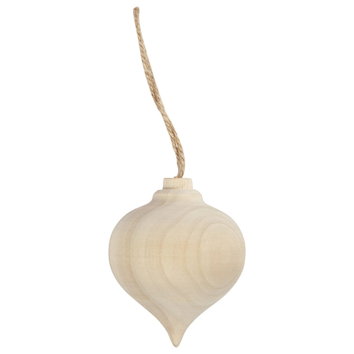 Birke Holz Teardrop Ornament | ARTMIE