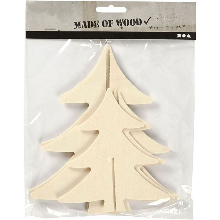 Holzdekoration - Weihnachtsbaum 2 Stück – Detailansicht 2 | ARTMIE