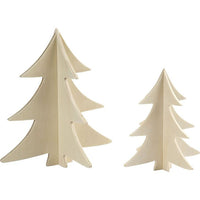 Holzdekoration - Weihnachtsbaum 2 Stück | ARTMIE