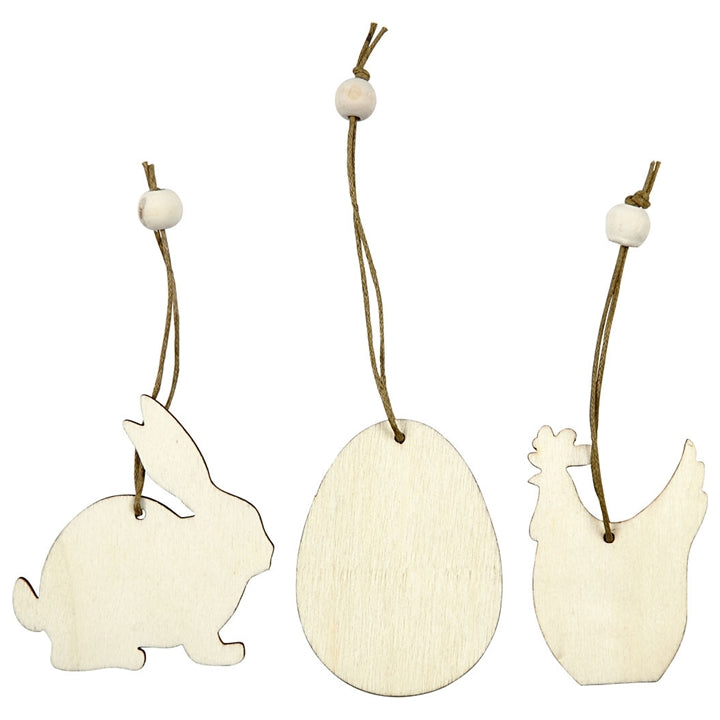Holz Ostern Ornamente Set | ARTMIE