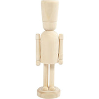 Holzfigur zum Dekorieren - Nussknacker 18 cm | ARTMIE