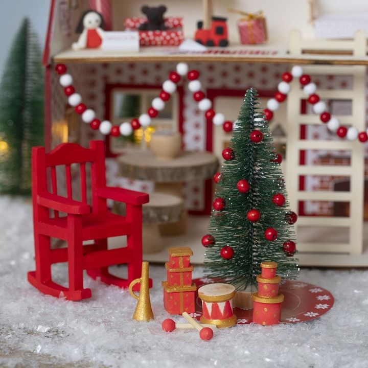 Mini Holzdekorationen - Weihnachtsset 9 Stück – Detailansicht 3 | ARTMIE