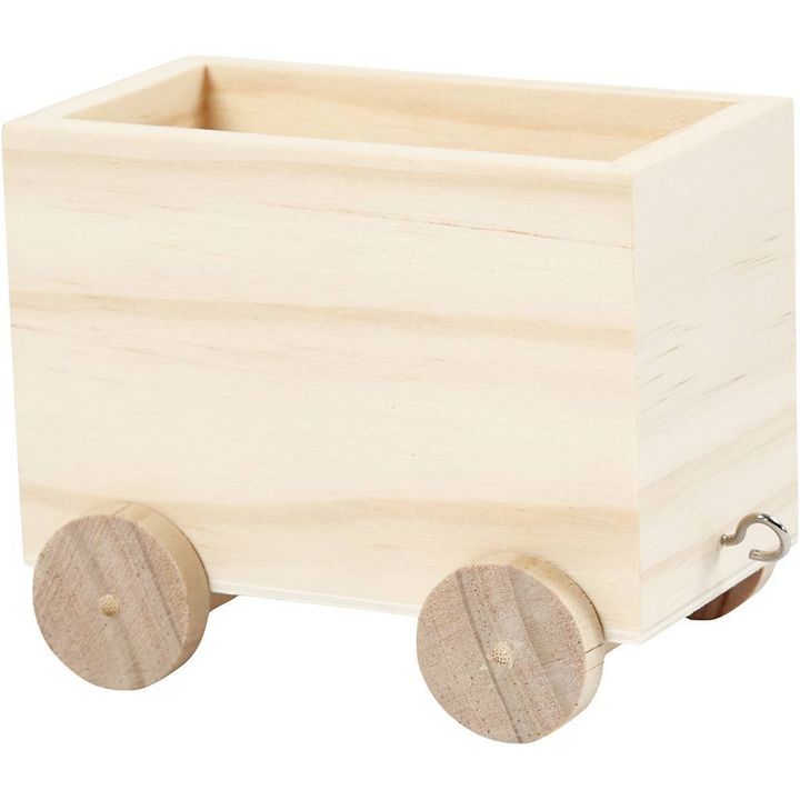 Holzeisenbahnwagen zum Dekorieren 10 cm | ARTMIE
