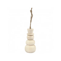 Schneemann Ornament aus Holz | ARTMIE
