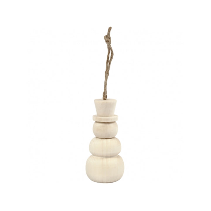 Schneemann Ornament aus Holz | ARTMIE