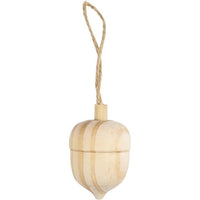 Eichel aus Holz zum Verzieren 4 cm | ARTMIE