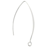 Lange Ohrringhaken, Silber | ARTMIE