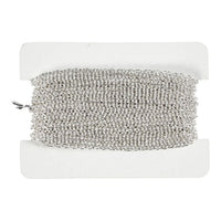 Versilberte Kette 2 mm x 20 m | ARTMIE