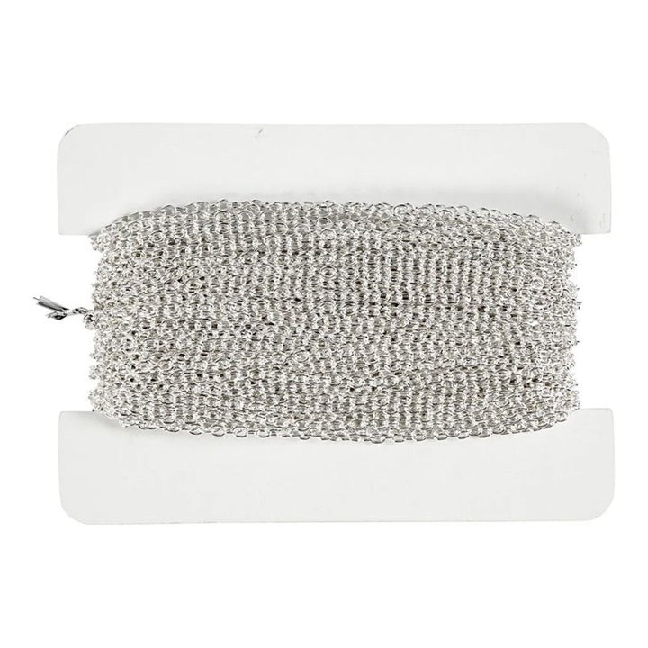 Versilberte Kette 2 mm x 20 m | ARTMIE