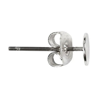 Versilberte Ohrstecker 13 mm - 10 Stück – Detailansicht 2 | ARTMIE