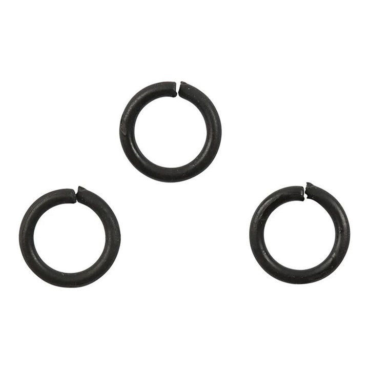 Schwarze Verbindungsringe 7 mm x 1 mm - 50 Stück – Detailansicht 2 | ARTMIE