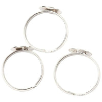 Silberne Ringbasis (15er-Pack) – Detailansicht 2 | ARTMIE