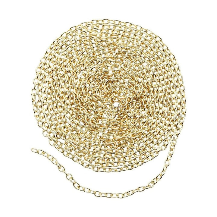 Goldplattierte Schmuckkette 2mm x 20m – Detailansicht 2 | ARTMIE