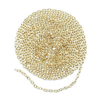 Goldplattierte Schmuckkette 2mm x 20m – Detailansicht 2 | ARTMIE