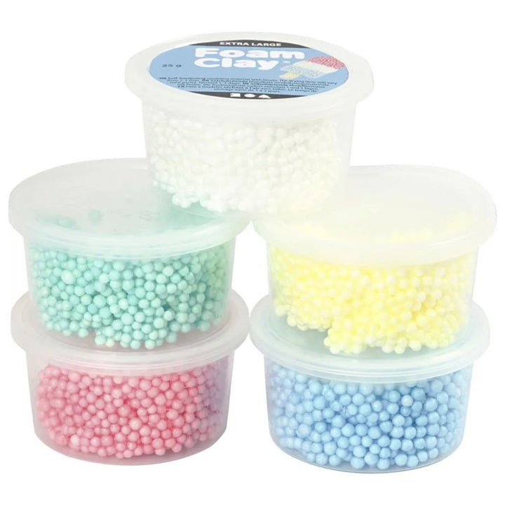 Foam Clay XL Kreative Modelliermasse - 5x25 g | ARTMIE
