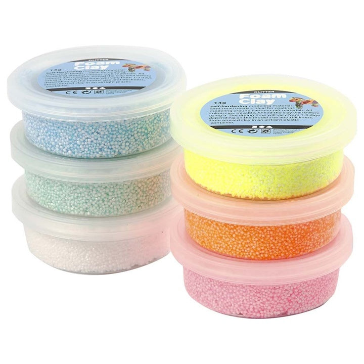Pastell-Glitzer-Schaumstoff-Ton-Kit | ARTMIE