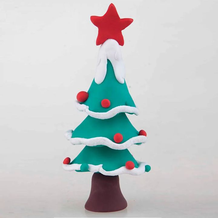 Silk Clay Modelliermasse Weihnachtsedition 6 x 14 g – Detailansicht 3 | ARTMIE